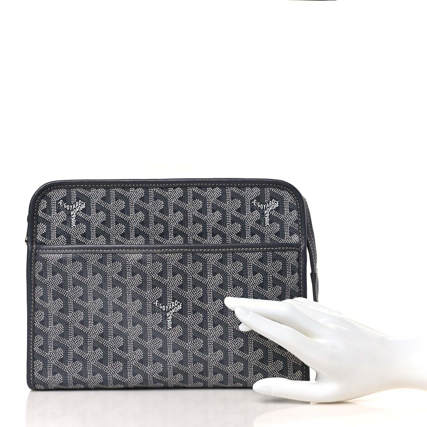 Goyard Goyardine Jouvence Toiletry Pouch Grey 2 of 7