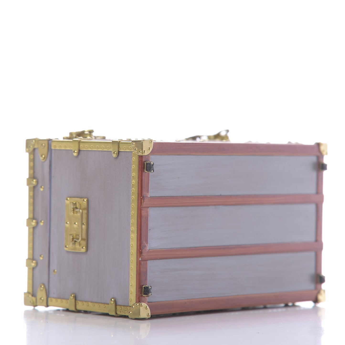 Mini Malle Zinc Trunk Paperweight Jewelry Box