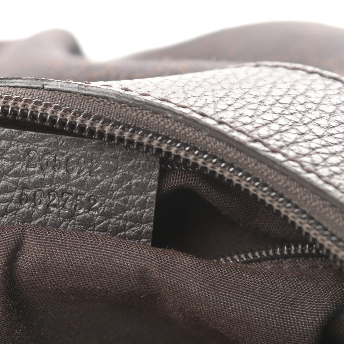 Monogram D Ring Hobo Dark Brown