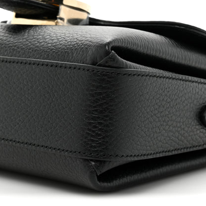 Gucci Dollar Calfskin Interlocking G Crossbody Bag Black 9 of 10