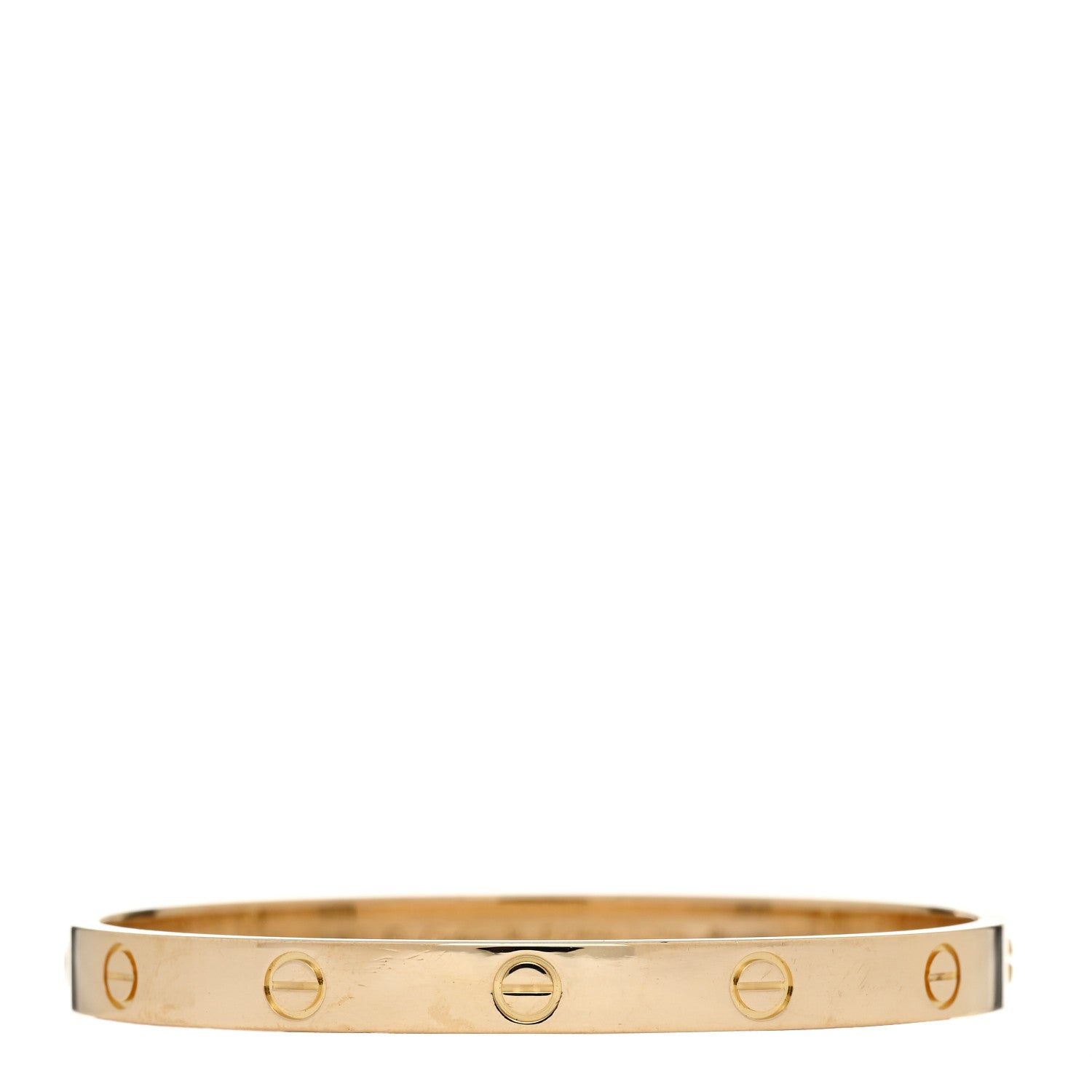 Cartier 18K Yellow Gold LOVE Bracelet 18 1 of 9