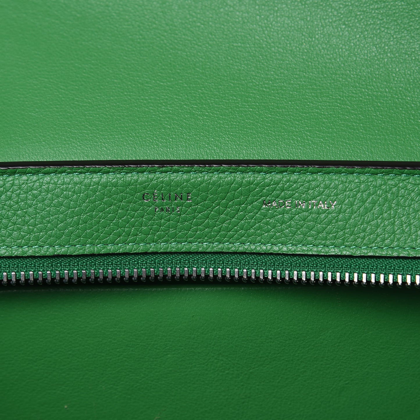 Drummed Calfskin Suede Small Trapeze Mint