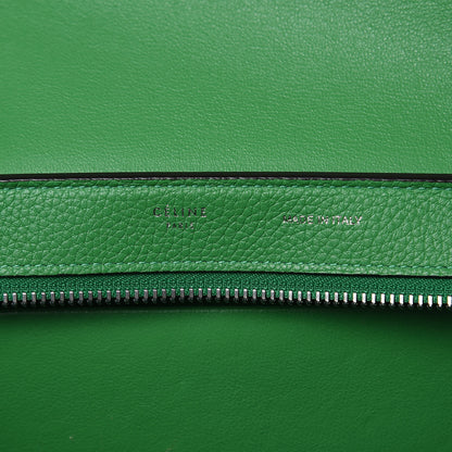 Celine Drummed Calfskin Suede Small Trapeze Mint 6 of 15
