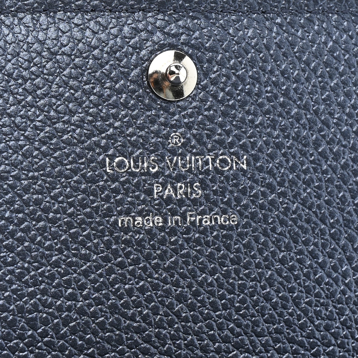 Louis Vuitton ネイビー カード・ホルダー Louis Vuitton Card Holder Necklace M83154 carry cards Agave Blue