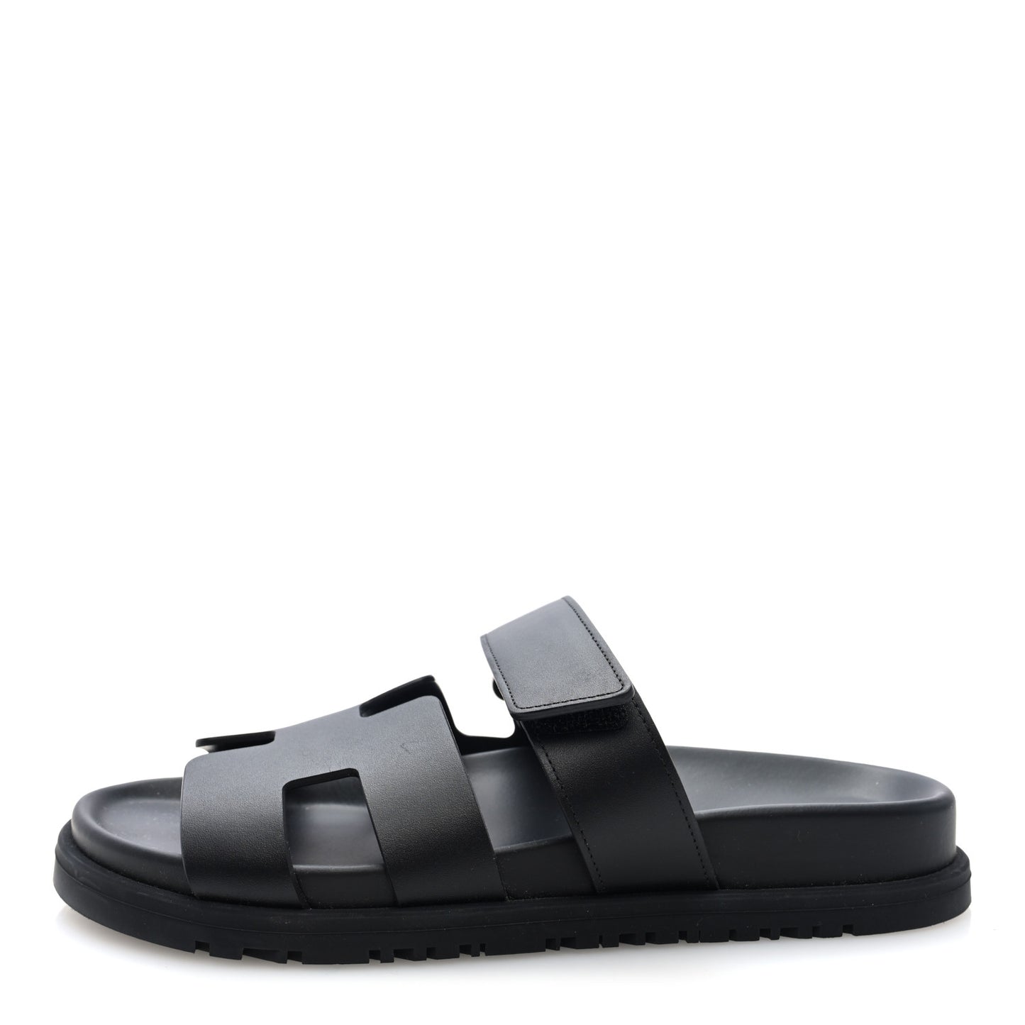 Calfskin Womens Chypre Sandals 35.5 Black