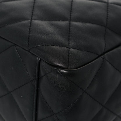 Chanel Lambskin Quilted Chain Drawstring Bag Black 12 of 12