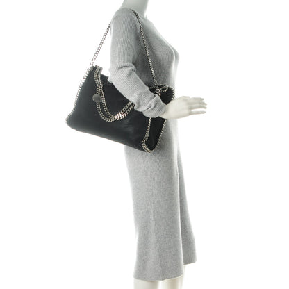 Stella McCartney Shaggy Deer Falabella Fold Over Tote Black 2 of 7