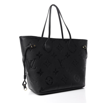 Louis Vuitton Empreinte Monogram Giant Neverfull MM Black 3 of 10