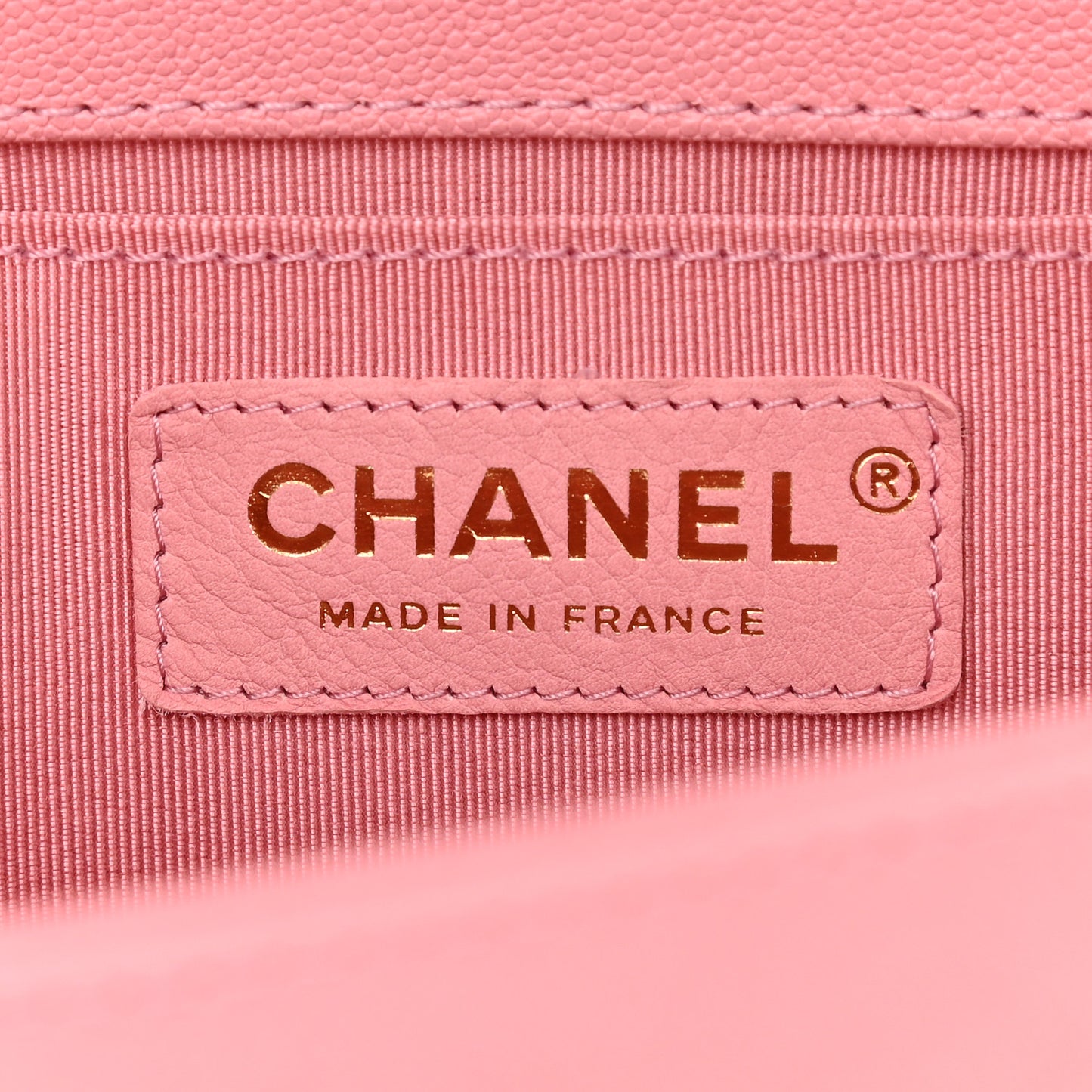 Caviar Quilted Medium Boy Flap Pink