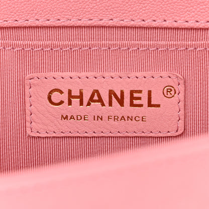 Chanel Caviar Quilted Medium Boy Flap Pink 5 of 9
