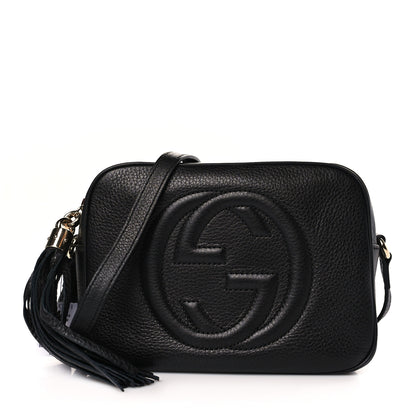Gucci Pebbled Calfskin Small Soho Disco Bag Black 1 of 9