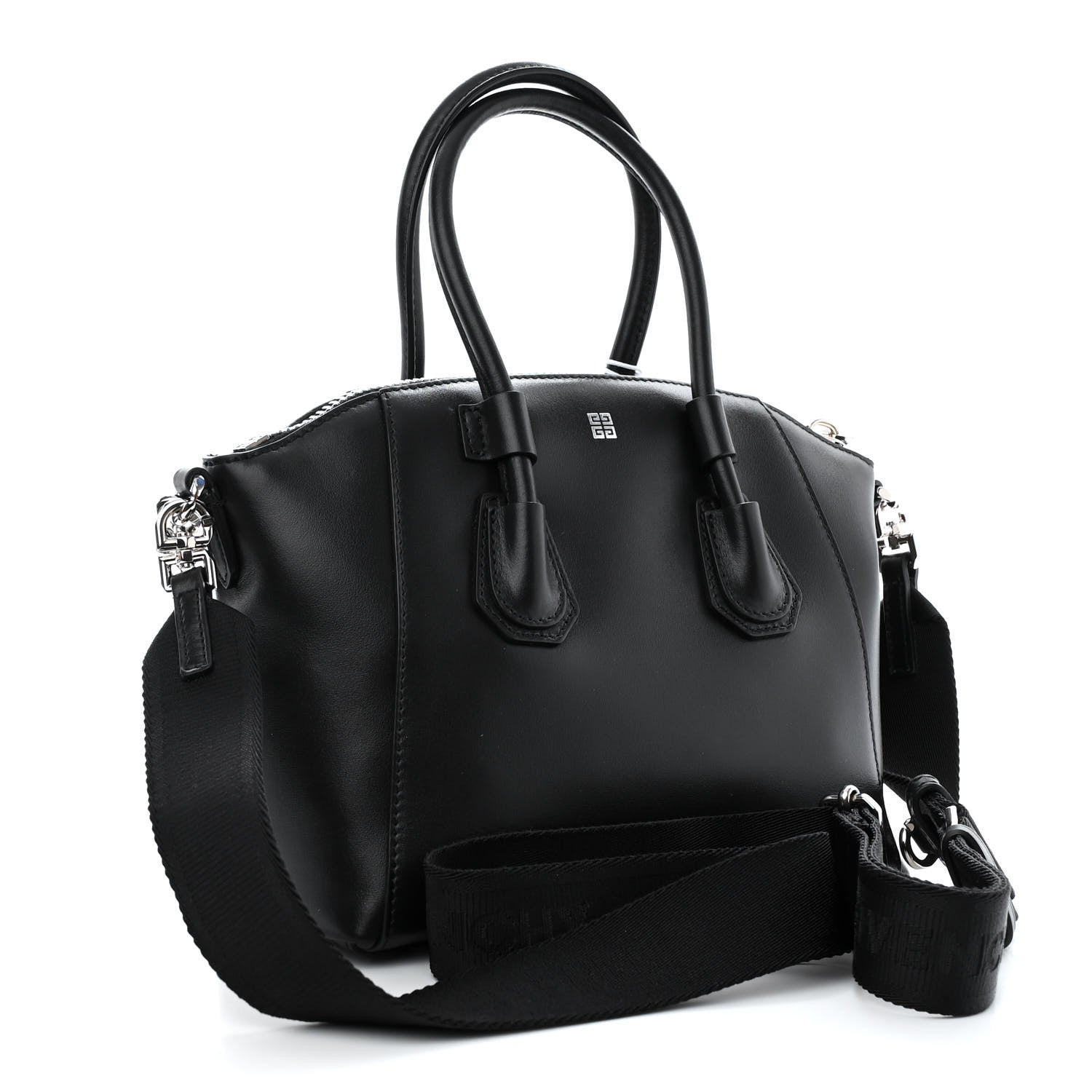 Givenchy Shiny Lord Calfskin Mini Sport Antigona With Chain Black 3 of 9