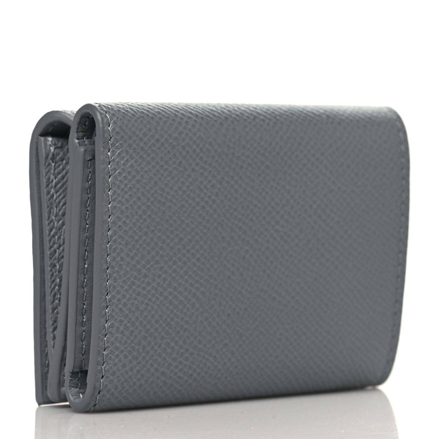 Calfskin 30 Montaigne Lotus Wallet Gray