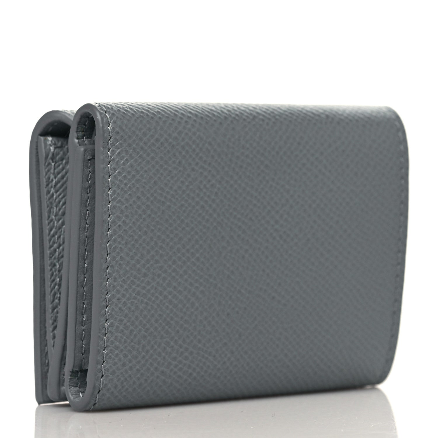 Christian Dior Calfskin 30 Montaigne Lotus Wallet Gray 3 of 6