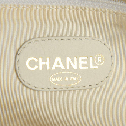 Chanel Caviar CC Tote White 5 of 8