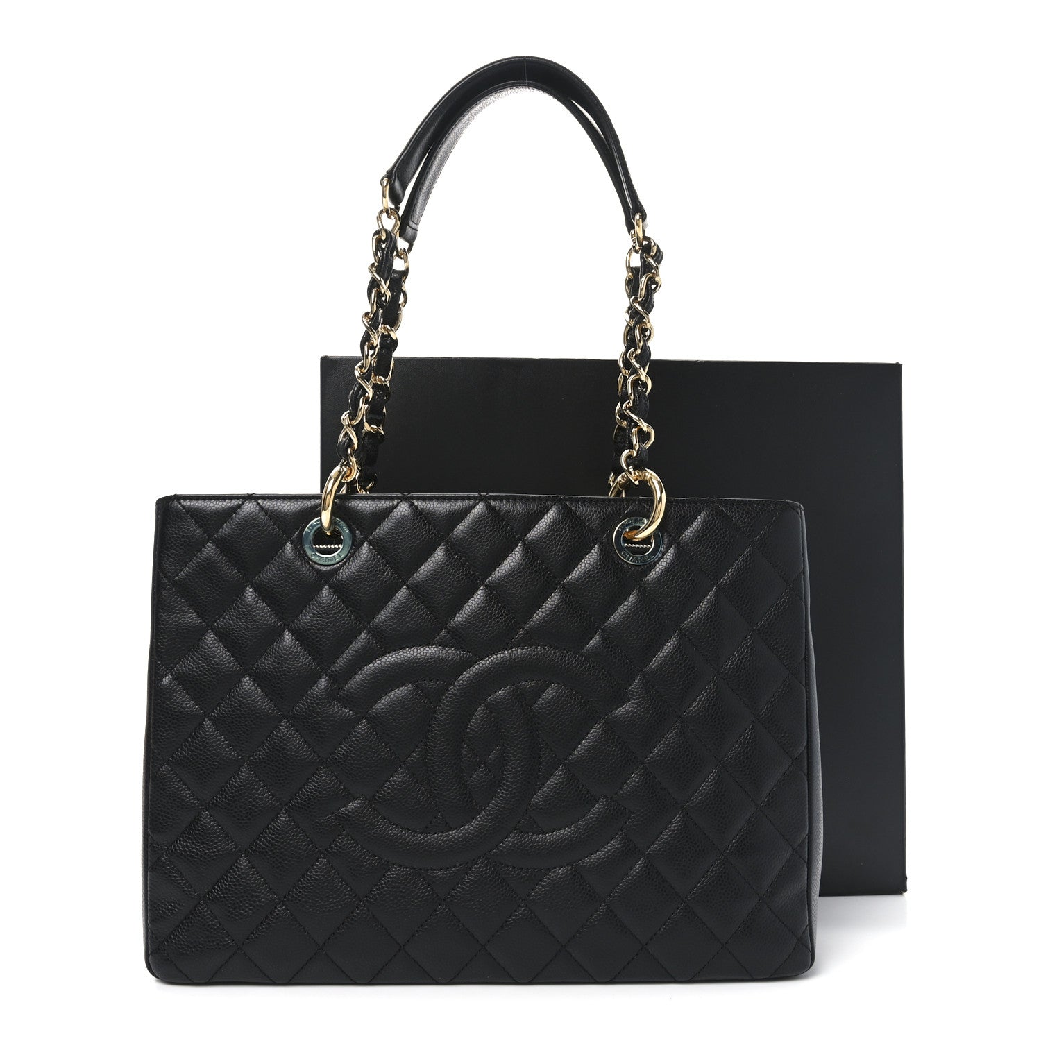 Chanel Caviar Quilted Grand Shopping Tote GST Black 11 of 11