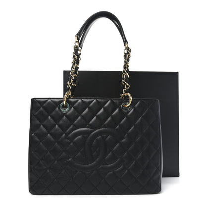 Chanel Caviar Quilted Grand Shopping Tote GST Black 11 of 11