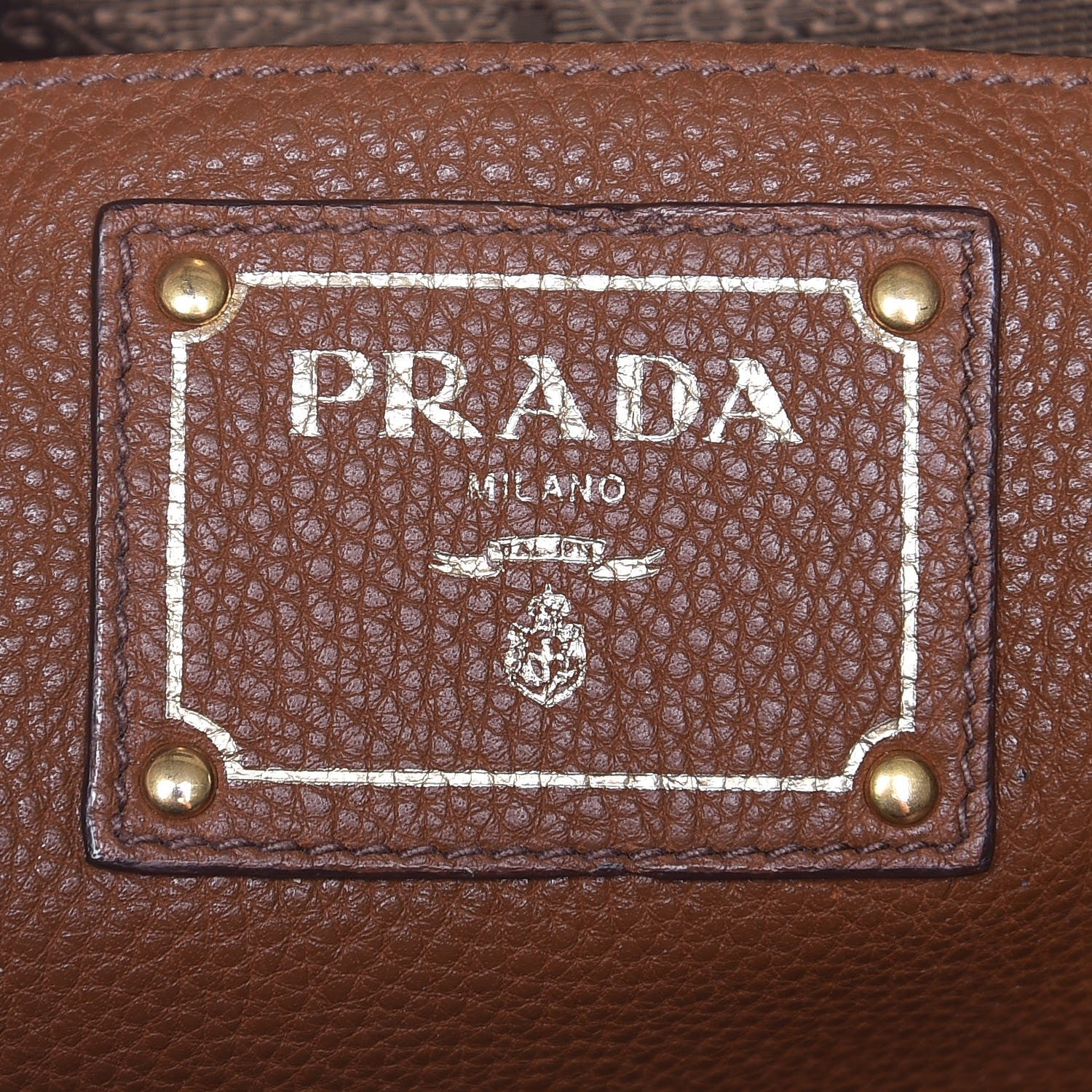 Prada Vitello Daino Shopping Tote Brandy 6 of 15