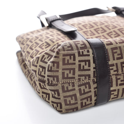 Fendi Zucchino Small Tote Brown 8 of 11