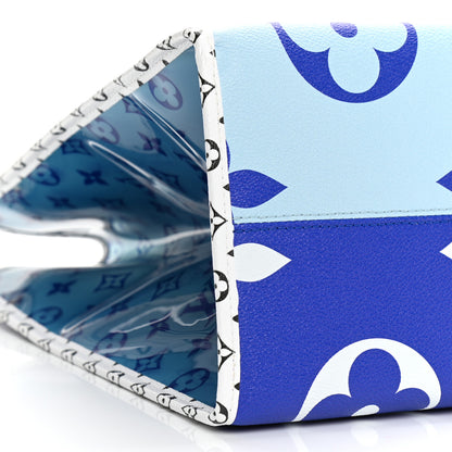 Louis Vuitton Monogram Giant Hawaii Onthego Blue 7 of 8