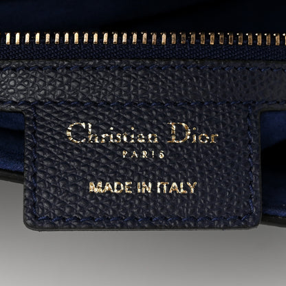 Christian Dior Grained Calfskin Saddle Bag Navy 6 of 10