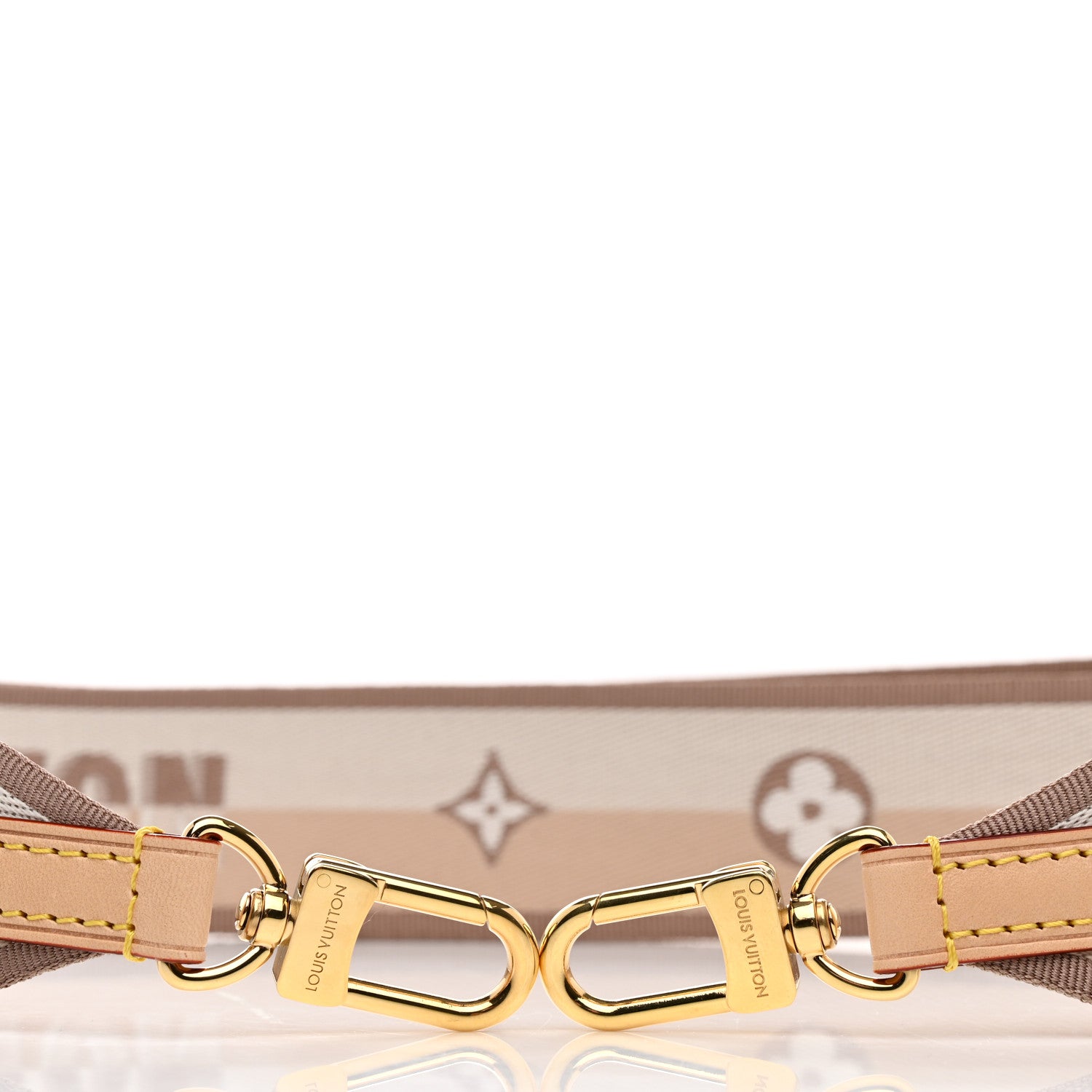 Louis Vuitton Jacquard Speedy Bandouliere 20 Shoulder Strap Beige 4 of 4