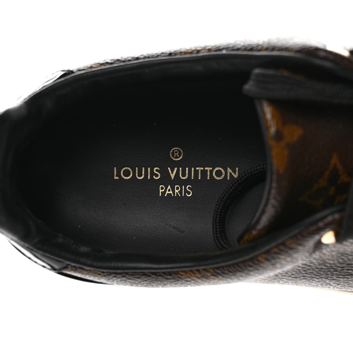 Louis Vuitton Patent Monogram Frontrow Sneakers 37 7 of 9