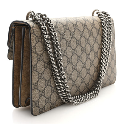 Gucci GG Supreme Monogram Small Dionysus Shoulder Bag Taupe 3 of 9