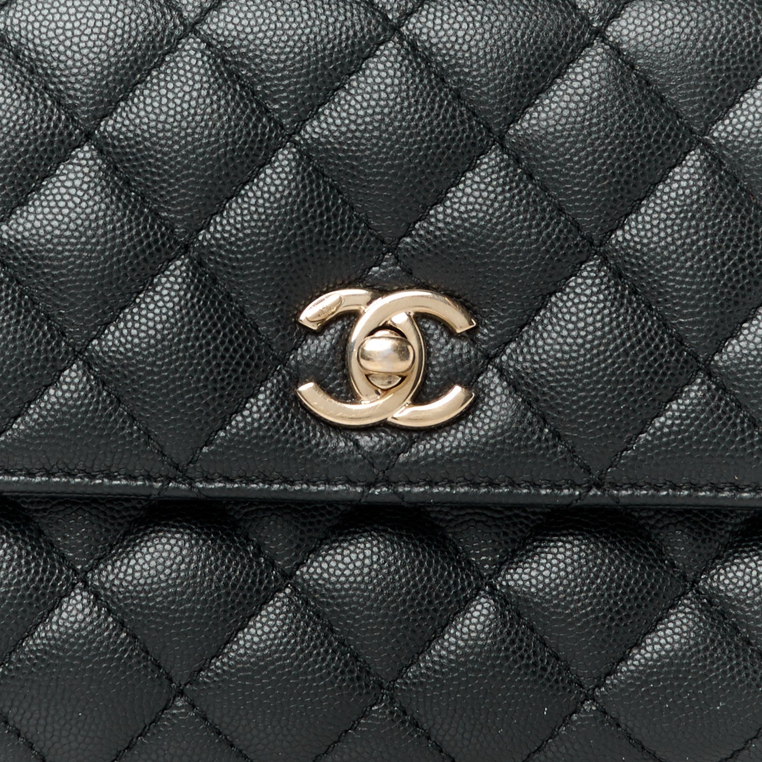 Chanel Caviar Quilted Mini Coco Handle Flap Black 9 of 11