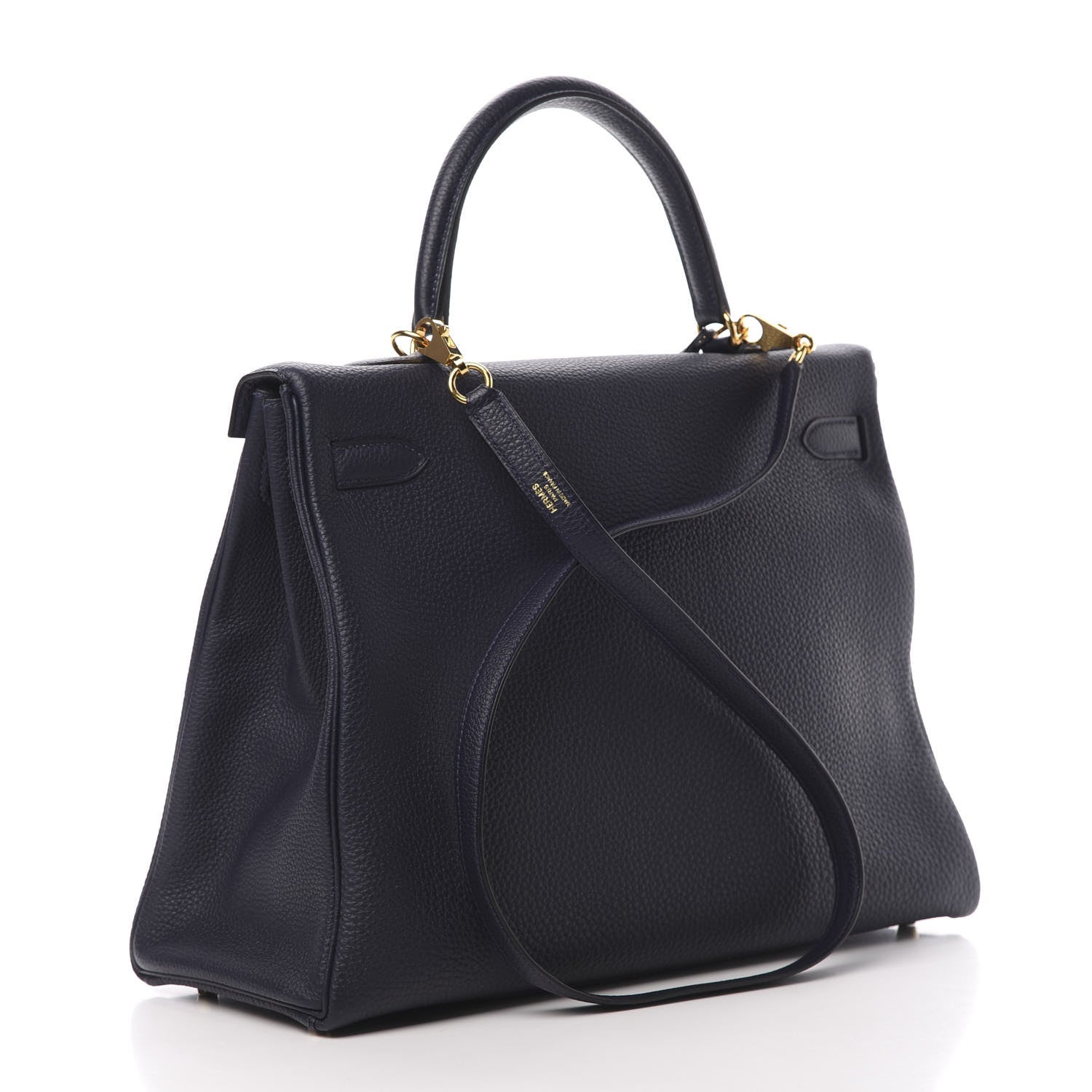 Hermes Togo Kelly Retourne 35 Bleu Nuit 4 of 11