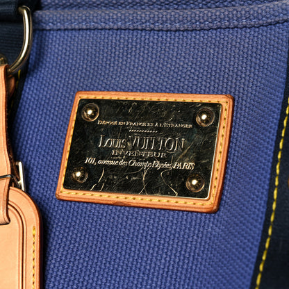 Louis Vuitton Toile Antigua Cabas MM Blue 9 of 14