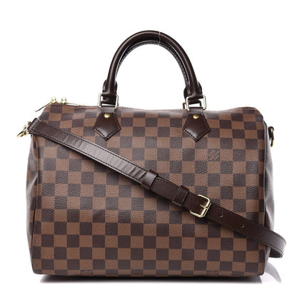 Louis Vuitton Damier Ebene Speedy Bandouliere 30 1 of 12