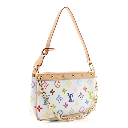 Louis Vuitton LV X TM Monogram Multicolor Pochette Accessories White 3 of 10