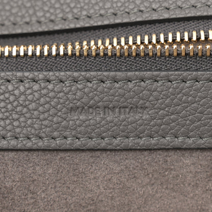 Celine Soft Grained Calfskin Small Belt Cabas Phantom Medium Grey 7 of 16