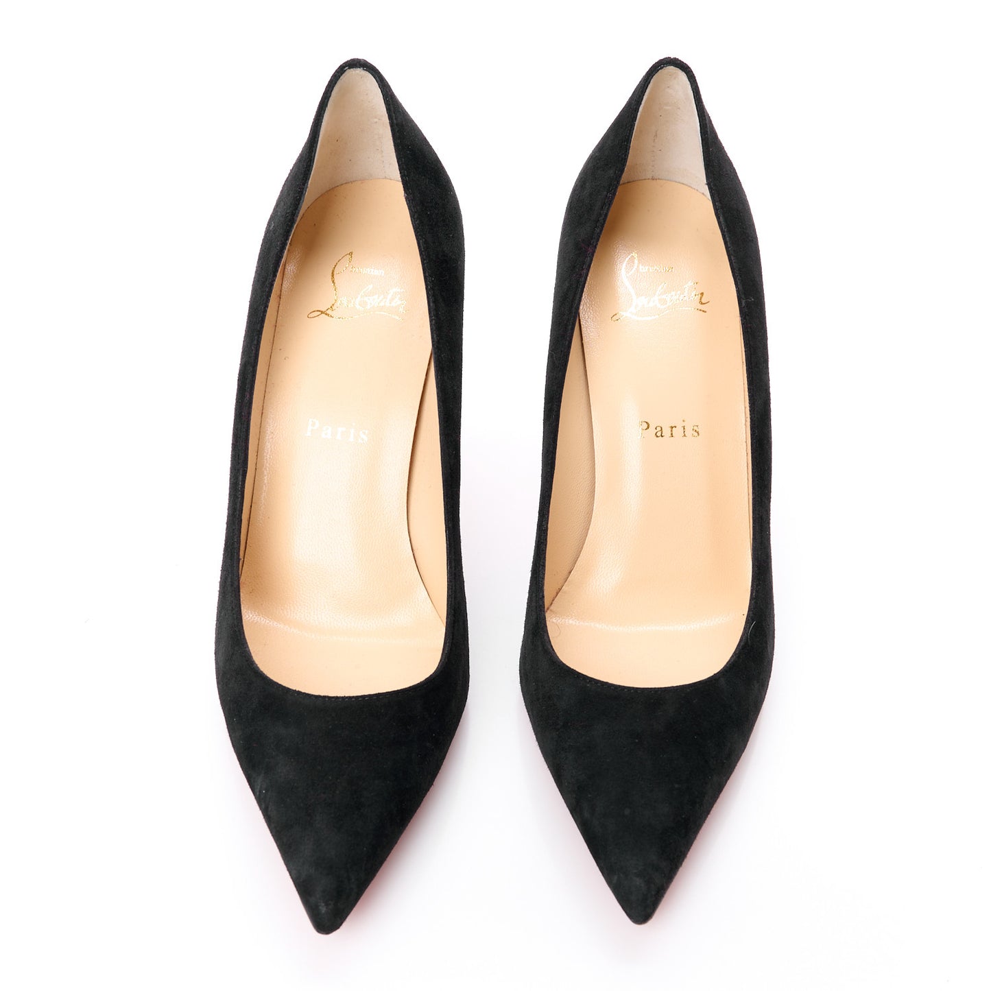 CHRISTIAN LOUBOUTIN Veau Velours So Kate 85 Pumps 37.5 Black