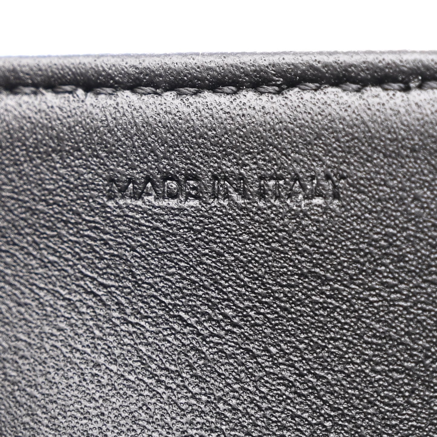 Shiny Calfskin Medium Triomphe Black