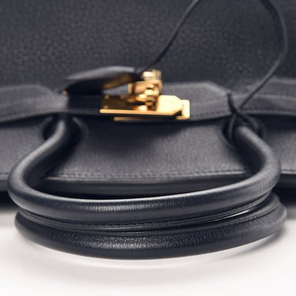 Hermes Taurillon Clemence Birkin 35 Bleu Indigo 32 of 36