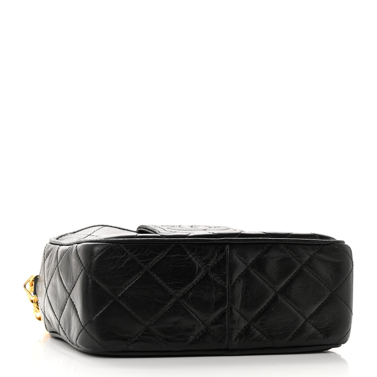 Chanel Lambskin Quilted Tassel Camera Case Black 4 of 11