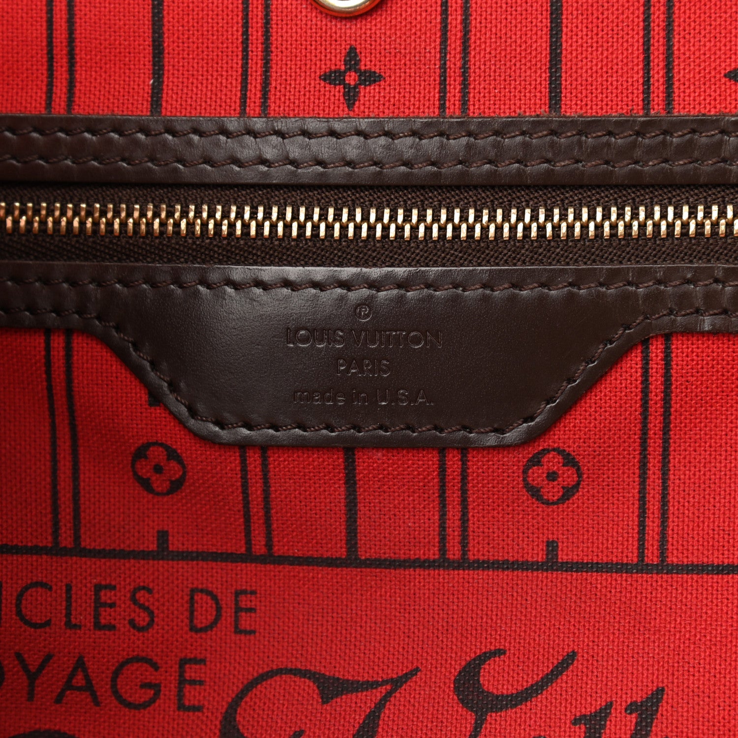 Louis Vuitton Damier Ebene Neverfull MM 6 of 13