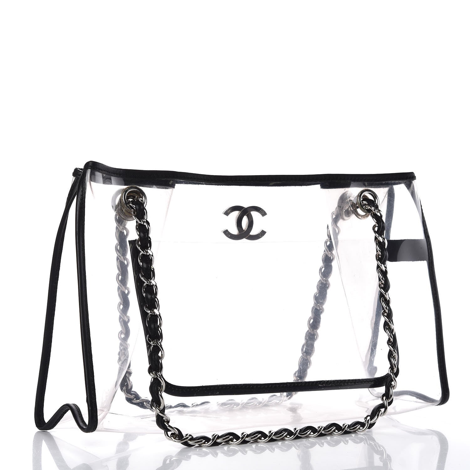 Chanel Lambskin Vinyl Naked Tote Black 3 of 11