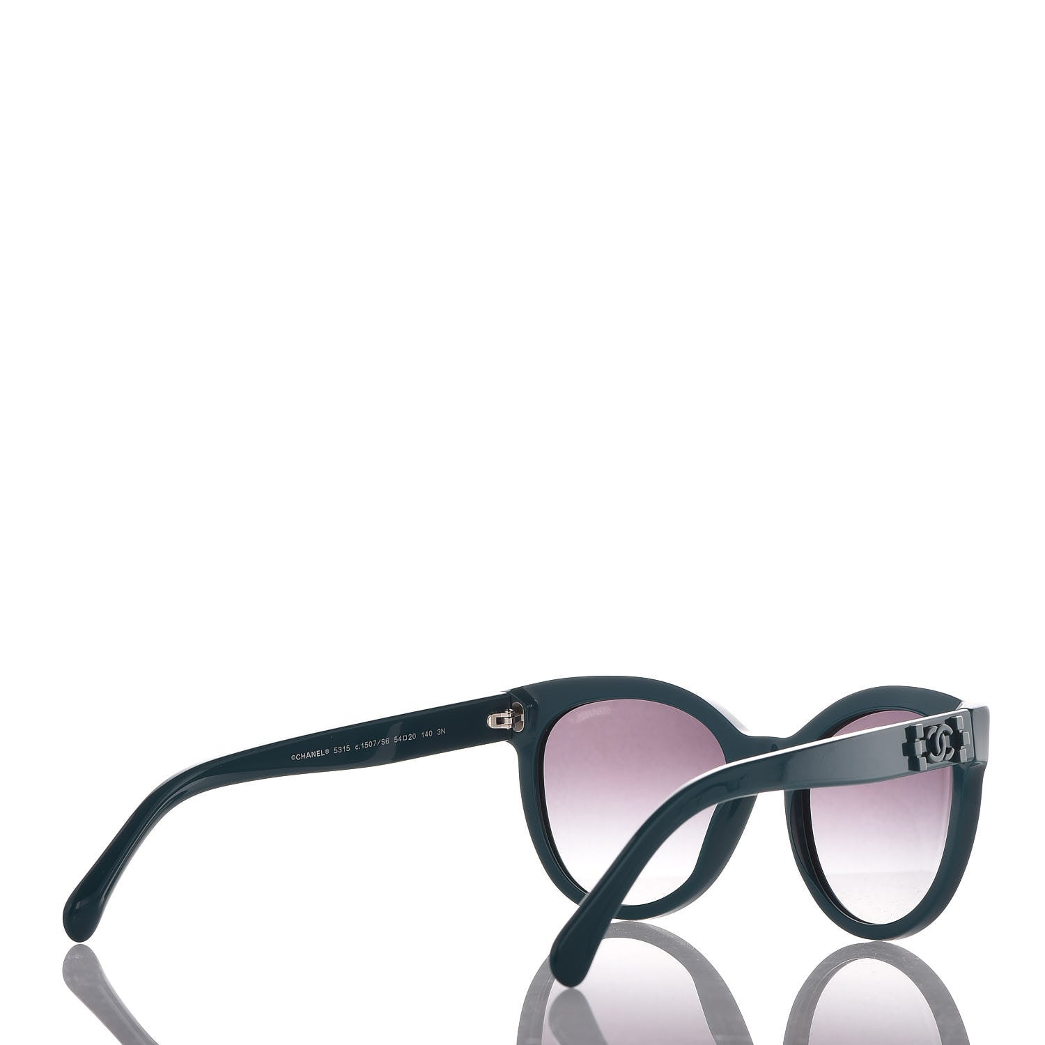 Chanel Pantos Signature CC Sunglasses 5315 Green 4 of 9
