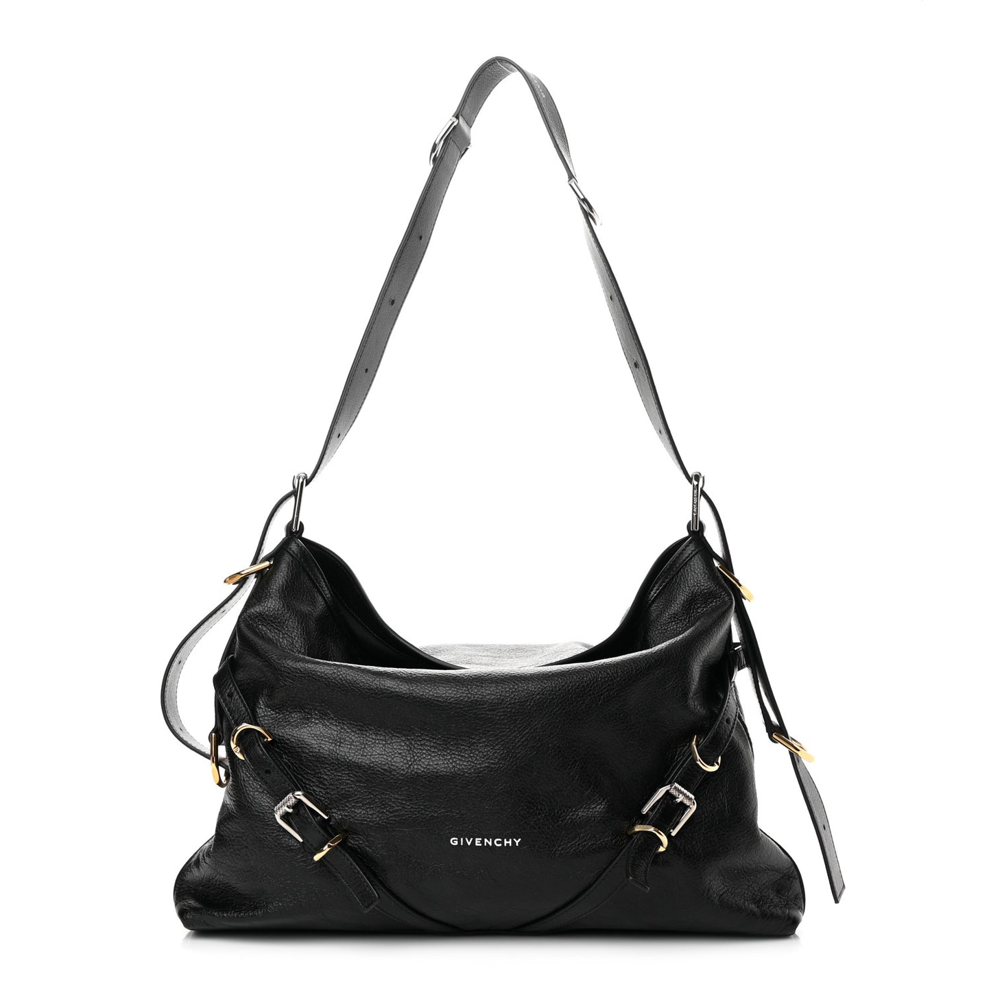 Calfskin Medium Voyou Bag Black