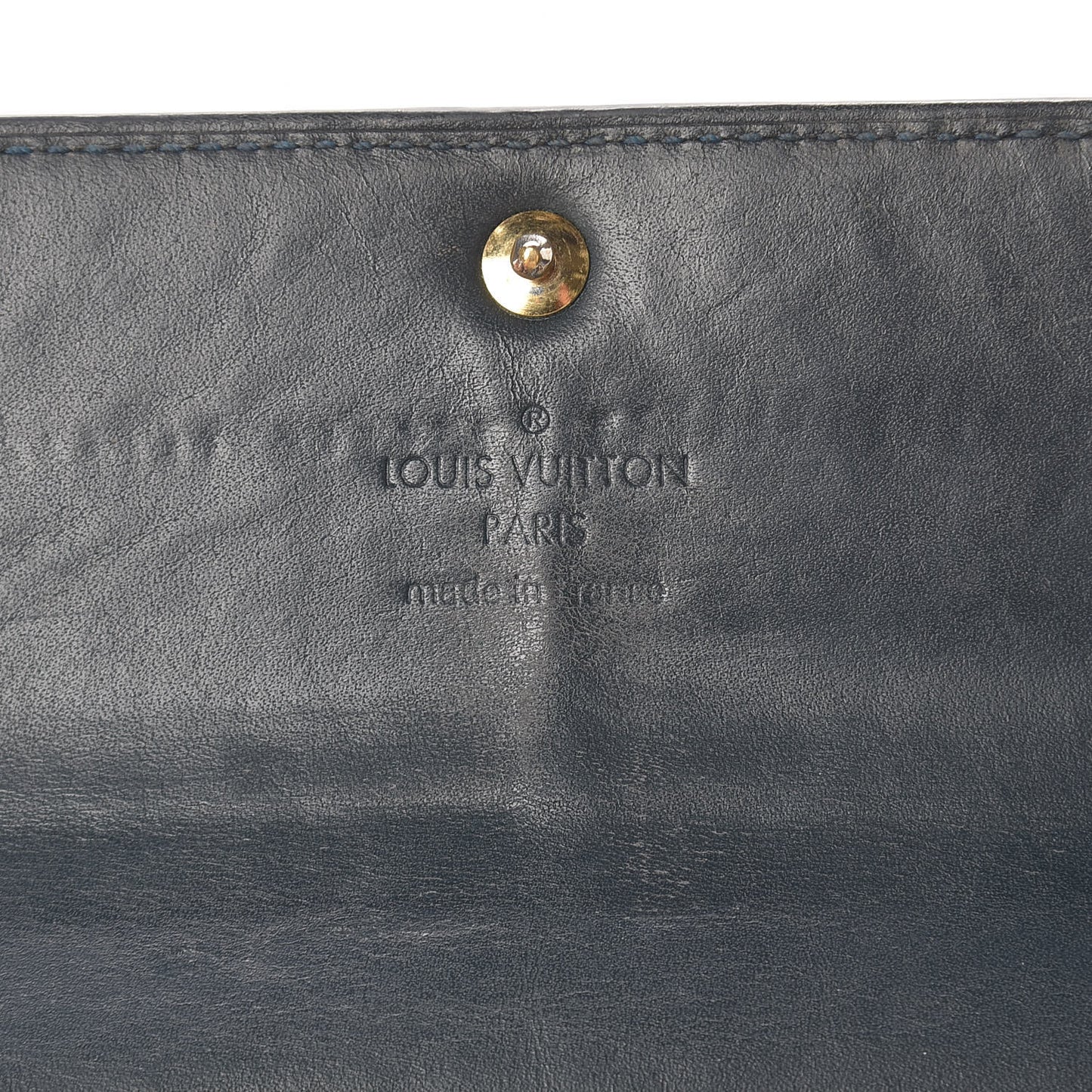 Vernis Sarah Wallet Blue Nuit