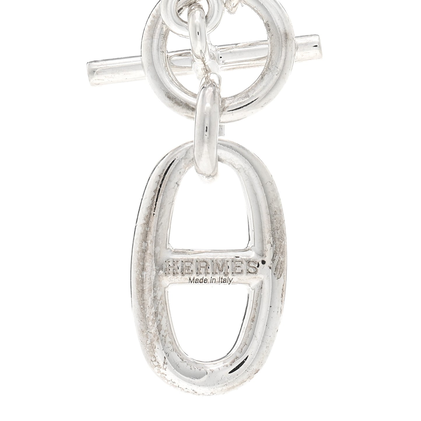 Sterling Silver Amulette Chaine d'Ancre Necklace