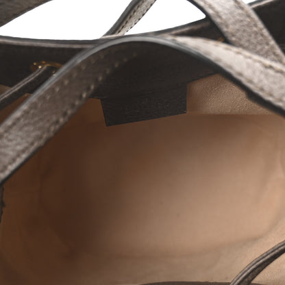 Gucci GG Supreme Monogram Web Mini Ophidia Bucket Bag Brown 5 of 10