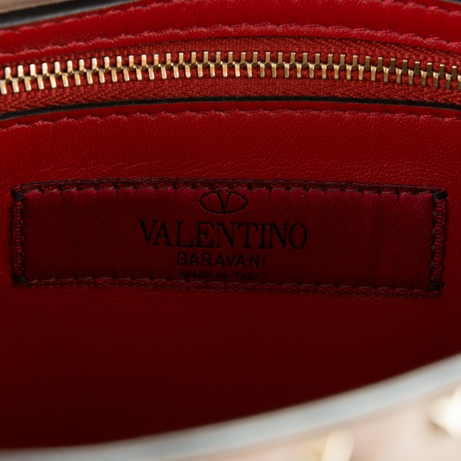 Valentino Garavani Lambskin Medium Rockstud Spike Shoulder Bag Poudre 7 of 7