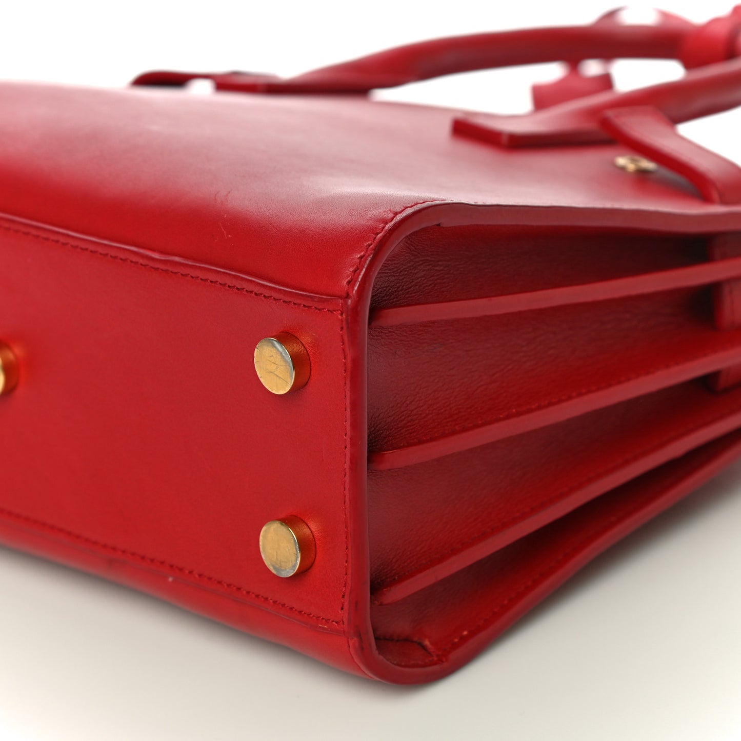 Calfskin Nano Sac De Jour Lipstick Red