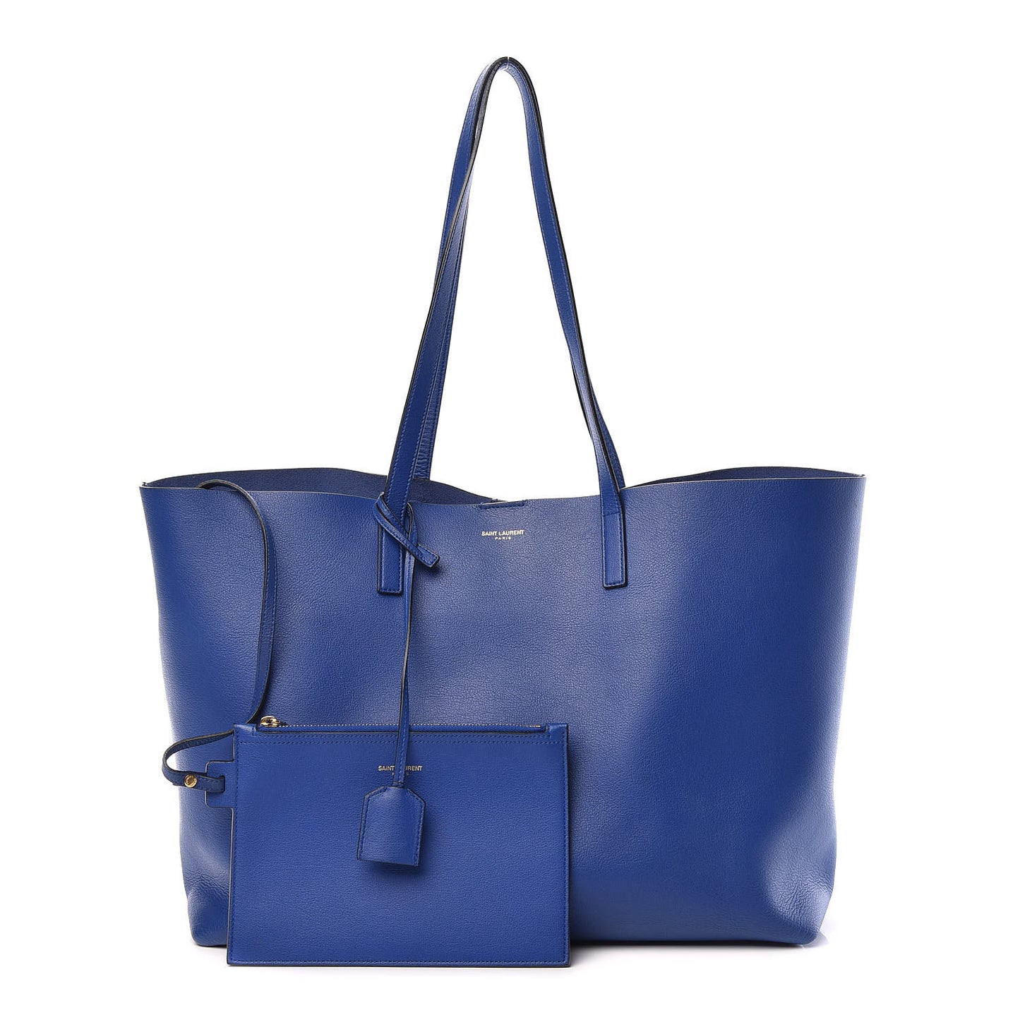Calfskin Large Shopping Tote Ultramarine