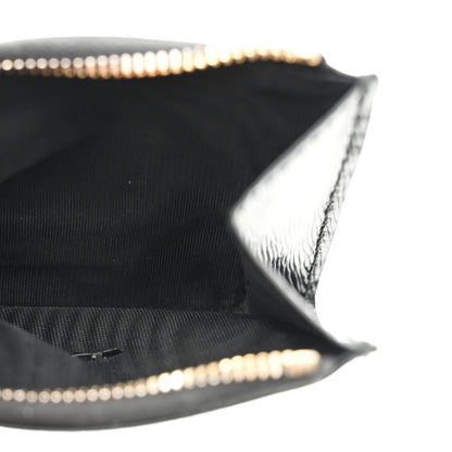 Prada Vitello Move Zip Top Card Holder Wallet Black 5 of 9
