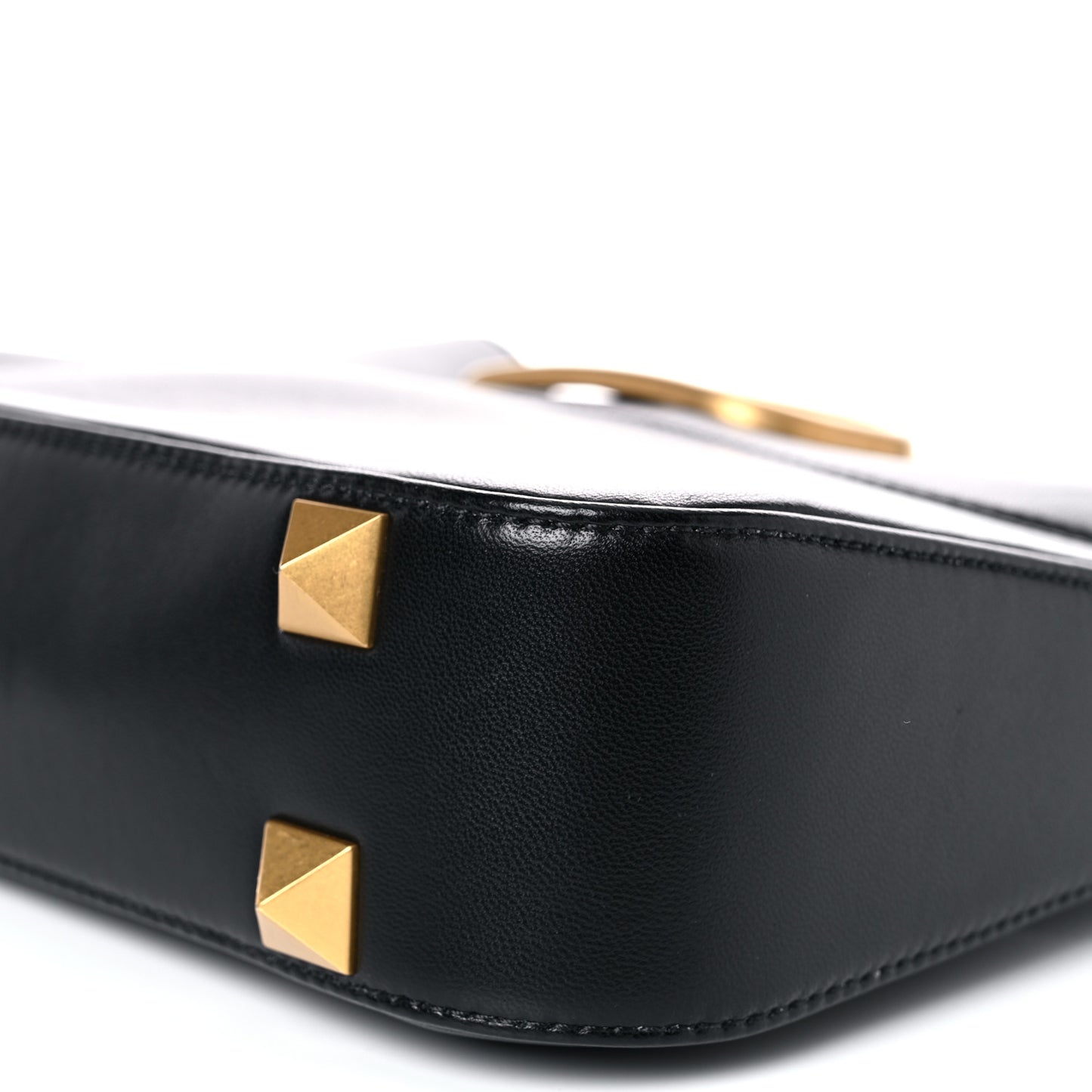 Nappa Stud Sign Hobo Black